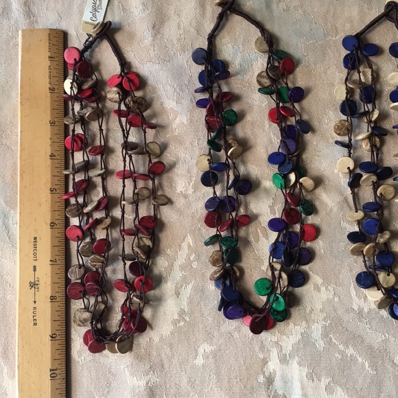 3 Bundled Shell Necklaces-Calypso Studios NWT - Picture 5 of 8